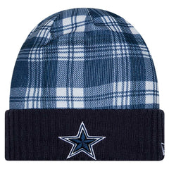 Dallas Cowboys New Era Youth Sideline Statement Cuffed Knit Navy