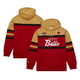 Chicago Bulls Head Coach Pullover Hoodie Red/Gold