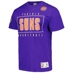 Phoenix Suns Hardwood Classics Team OG 2.0 Premium Vintage Logo T-Shirt Purple