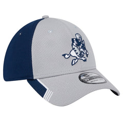 New Era Dallas Cowboys Gray Retro Joe Active Visor Trim 39THIRTY Flex Hat