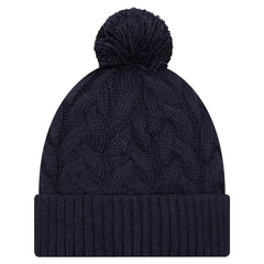 Dallas Cowboys New Era Women's Cable Knit Hat with Pom Navy