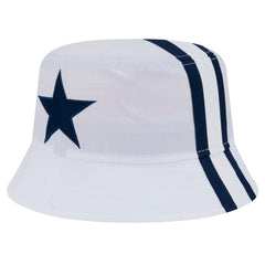 Dallas Cowboys New Era Helmet Bucket Hat White