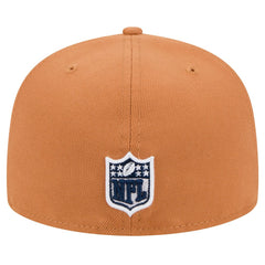 Dallas Cowboys New Era Color Pack Side Patch 59FIFTY Fitted Hat Brown