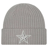 Dallas Cowboys New Era Color Pack Cuffed Knit Hat Gray