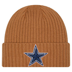 Dallas Cowboys New Era Color Pack Cuffed Knit Hat Brown