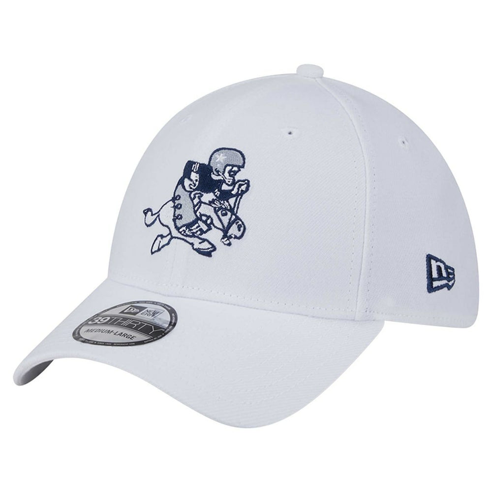 Dallas Cowboys New Era Throwback 39THIRTY Flex Hat White