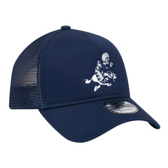 Dallas Cowboys New Era Retro Main A-Frame Trucker 9FORTY Adjustable Hat Navy