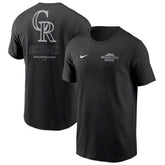 Colorado Rockies Nike 2024 MLB World Tour Mexico City Series T-Shirt - Black T-shirts