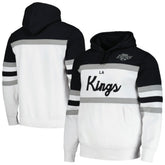 NHL Los Angeles Kings Mitchell & Ness Head Coach Pullover Hoodie - White/Black