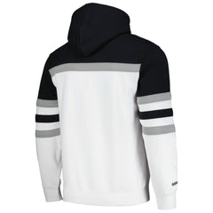 NHL Los Angeles Kings Mitchell & Ness Head Coach Pullover Hoodie - White/Black