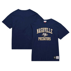 NHL Nashville Predators Mitchell & Ness Legendary Slub T-Shirt - Navy
