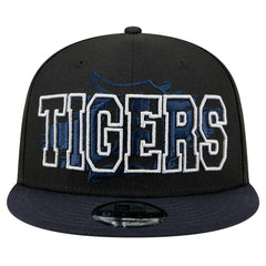 Detroit Tigers New Era Splatter 9FIFTY Snapback Hat - Black Hats