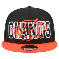 San Francisco Giants New Era Splatter 9FIFTY Snapback Hat - Black Hats
