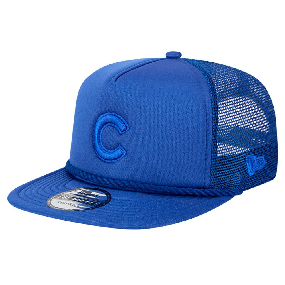 Chicago Cubs New Era Tone Foam Meshback Golfer Snapback Hat - Royal Hats