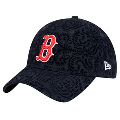 Boston Red Sox New Era Women's Flair 9TWENTY Adjustable Hat - Navy Hats