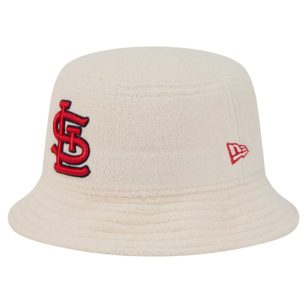 St. Louis Cardinals New Era Women's Cozy Bucket Hat - White Hats