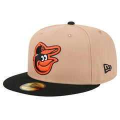 Baltimore Orioles New Era 59FIFTY Fitted Hat - Khaki Hats