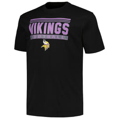 Minnesota Vikings Big & Tall Pop T-Shirt Black