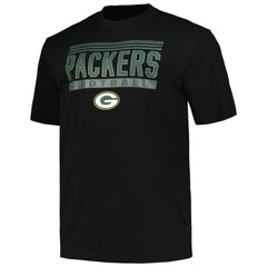 Green Bay Packers Big & Tall Pop T-Shirt Black