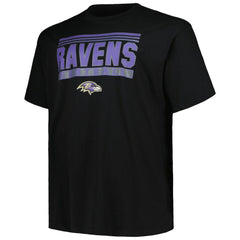 Baltimore Ravens Big & Tall Pop T-Shirt Black