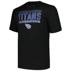 Tennessee Titans Big & Tall Pop T-Shirt Black