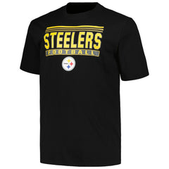 Pittsburgh Steelers Big & Tall Pop T-Shirt Black