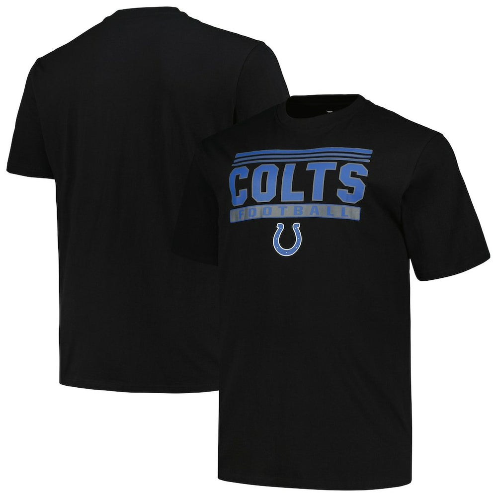 Indianapolis Colts Big & Tall Pop T-Shirt Black