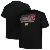 Washington Commanders Big & Tall Pop T-Shirt Black