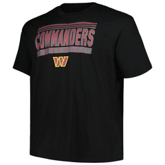 Washington Commanders Big & Tall Pop T-Shirt Black