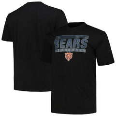 Chicago Bears Big & Tall Pop T-Shirt Black