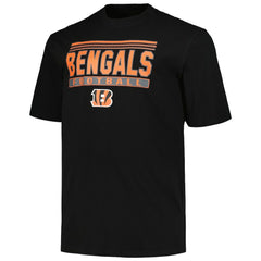 Cincinnati Bengals Big & Tall Pop T-Shirt Black