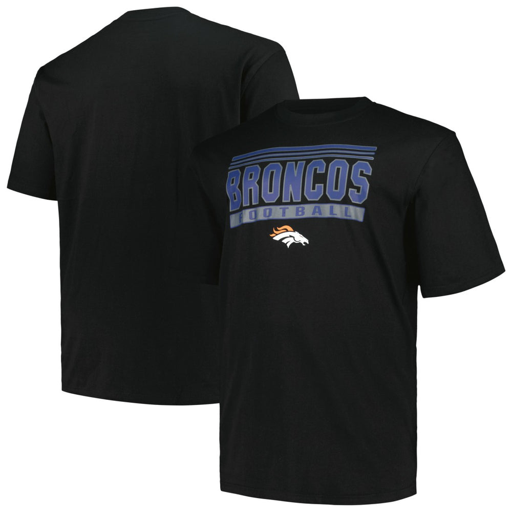 Denver Broncos Big & Tall Pop T-Shirt Black