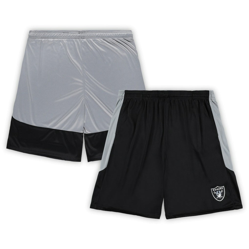 Las Vegas Raiders Big & Tall Team Logo Shorts Black