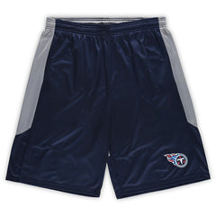 Tennessee Titans Big & Tall Team Logo Shorts Navy