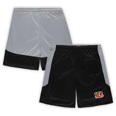 Cincinnati Bengals Big & Tall Team Logo Shorts Black