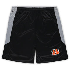 Cincinnati Bengals Big & Tall Team Logo Shorts Black