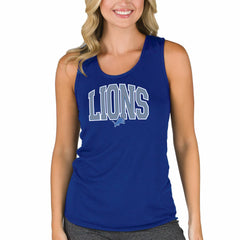 Detroit Lions Concepts Sport Women's Marathon Racer Back Tank Top Blue