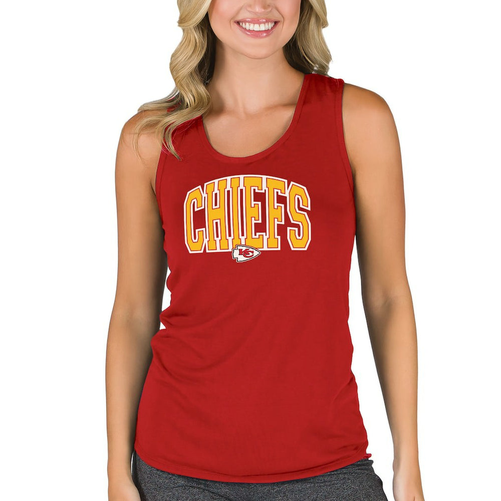 Kansas City Chiefs Concepts Sport Women's Marathon Racer Back Tank Top Red