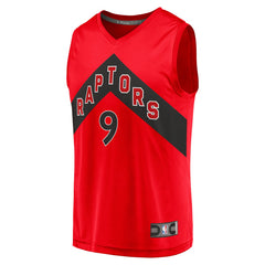 NBA RJ Barrett Toronto Raptors Fast Break Player Jersey - Icon Edition - Red