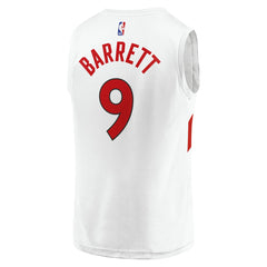NBA RJ Barrett Toronto Raptors Fast Break Player Jersey - Association Edition - White