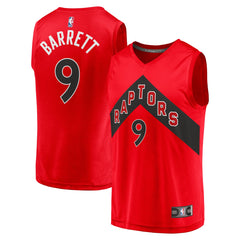 NBA RJ Barrett Toronto Raptors Youth Fast Break Player Jersey - Icon Edition - Red