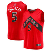 NBA Immanuel Quickley Toronto Raptors Youth Fast Break Player Jersey - Icon Edition - Red