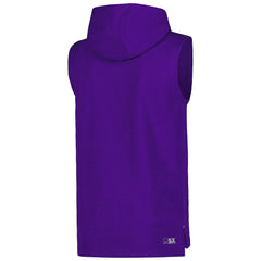 Minnesota Vikings MSX by Michael Strahan Captain Sleeveless Hoodie T-Shirt Purple