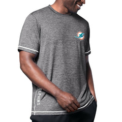 Miami Dolphins MSX by Michael Strahan Motion Space-Dye T-Shirt Black