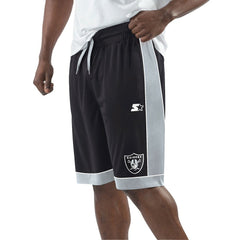 Las Vegas Raiders Starter Fan Favorite Fashion Shorts Black/Silver