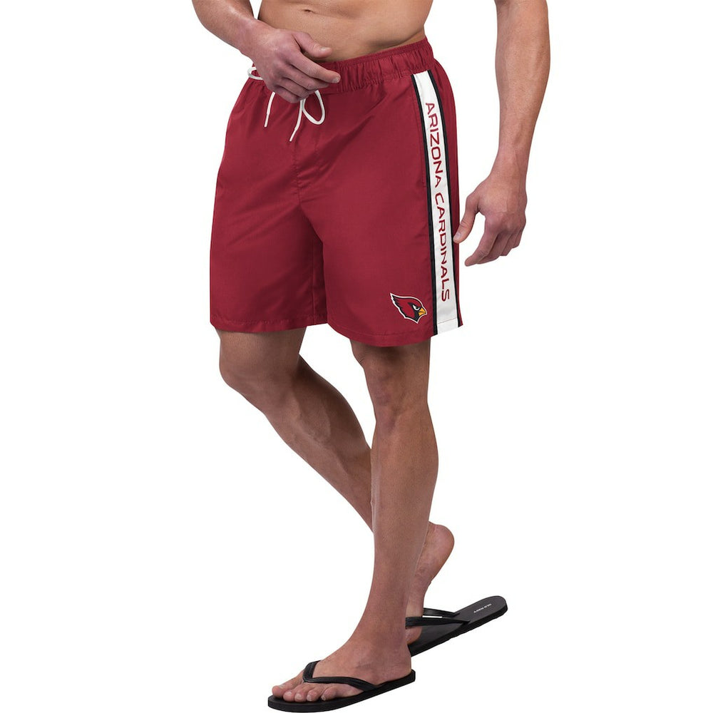 Arizona Cardinals G-III Sports by Carl Banks Streamline Volley Swim Shorts Cardinal