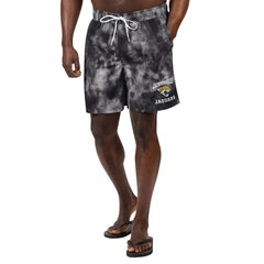 Jacksonville Jaguars G-III Sports by Carl Banks Change Up Volley Swim Trunks Black