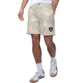 Las Vegas Raiders Margaritaville Sandwashed Monstera Print Amphib Shorts Gray