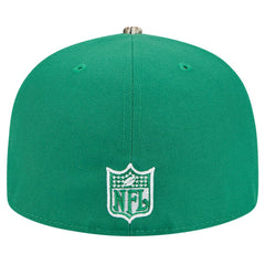 New Era Philadelphia Eagles Kelly Green Active Two-Tone Camo 59FIFTY Fitted Hat