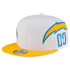 Los Angeles Chargers New Era Helmet 9FIFTY Snapback Hat White
